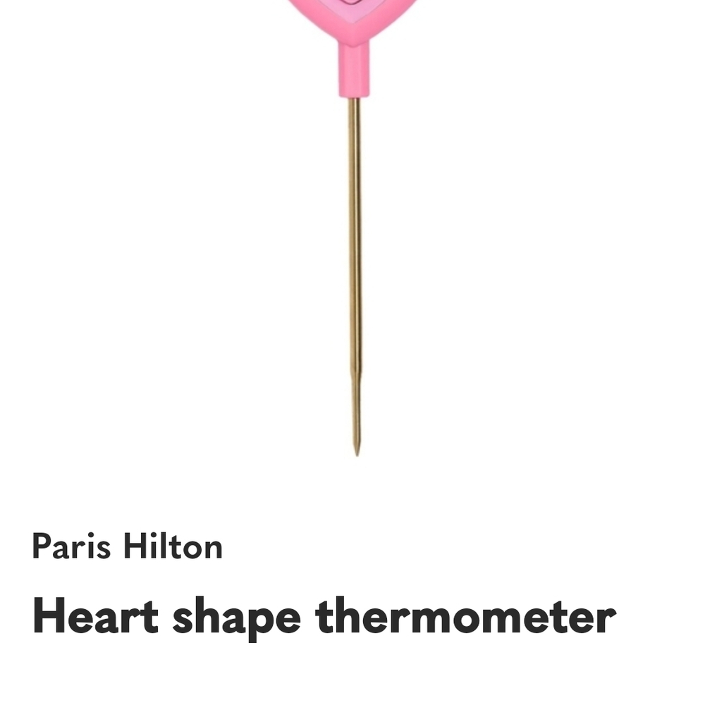 Paris Hilton Pink Heart Cake Topper